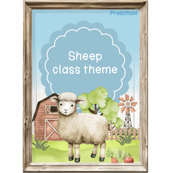 Farm: Sheep Class theme - Preschool