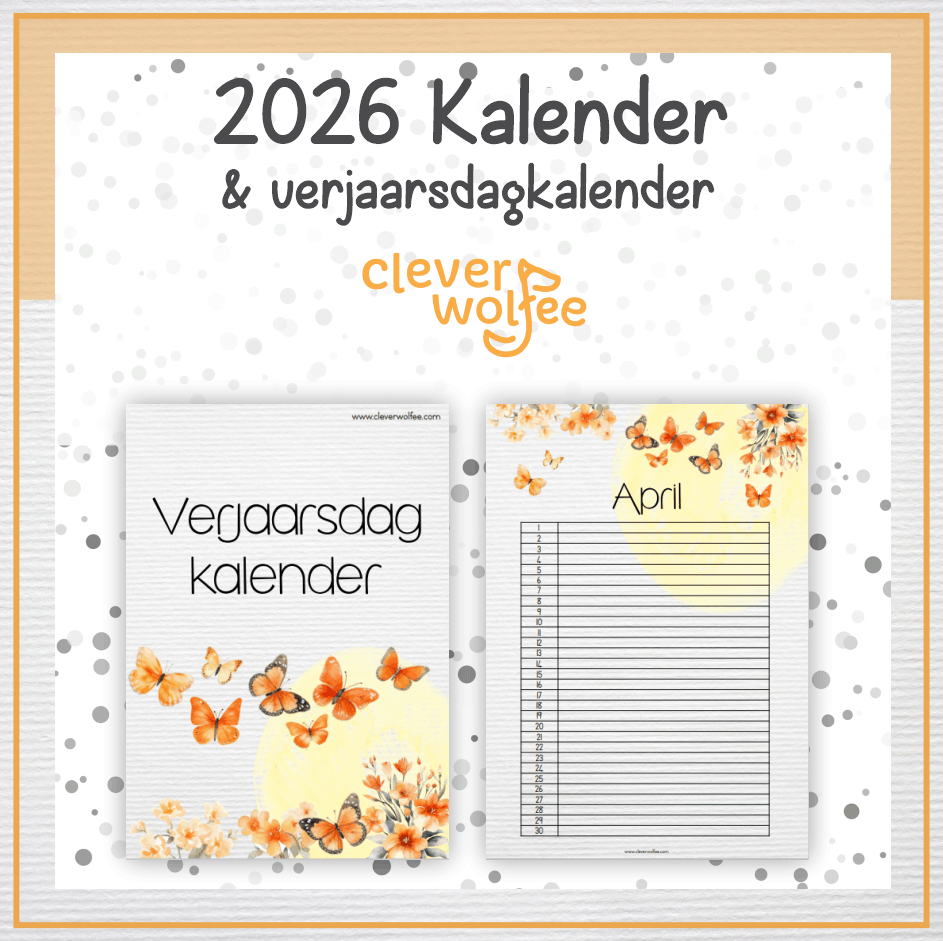 Oranje skoenlappers kalender 2026 - Image 2