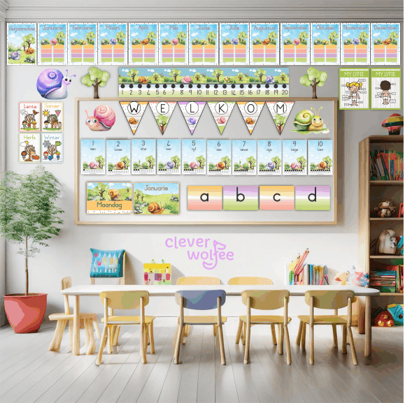 In die tuin: Slakkies Klastema - Kleuterskool - Image 2