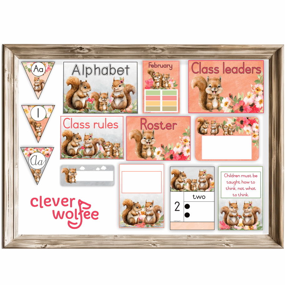 Class theme - squirrels 2 - Image 2