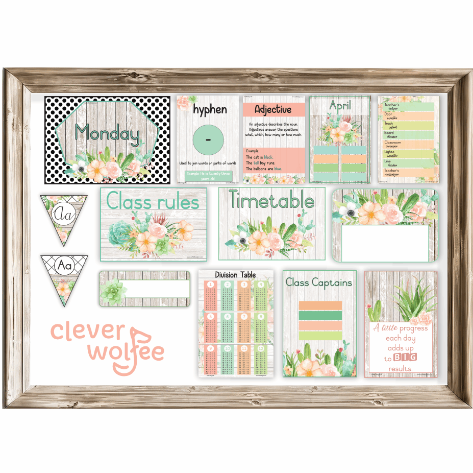 Intermediate Class Theme - Succulents - Image 2