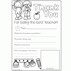 Alternative view of Teacher appreciation letter