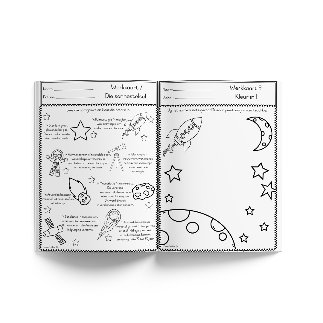 Tema boekie - Planete en Ruimte - Image 4