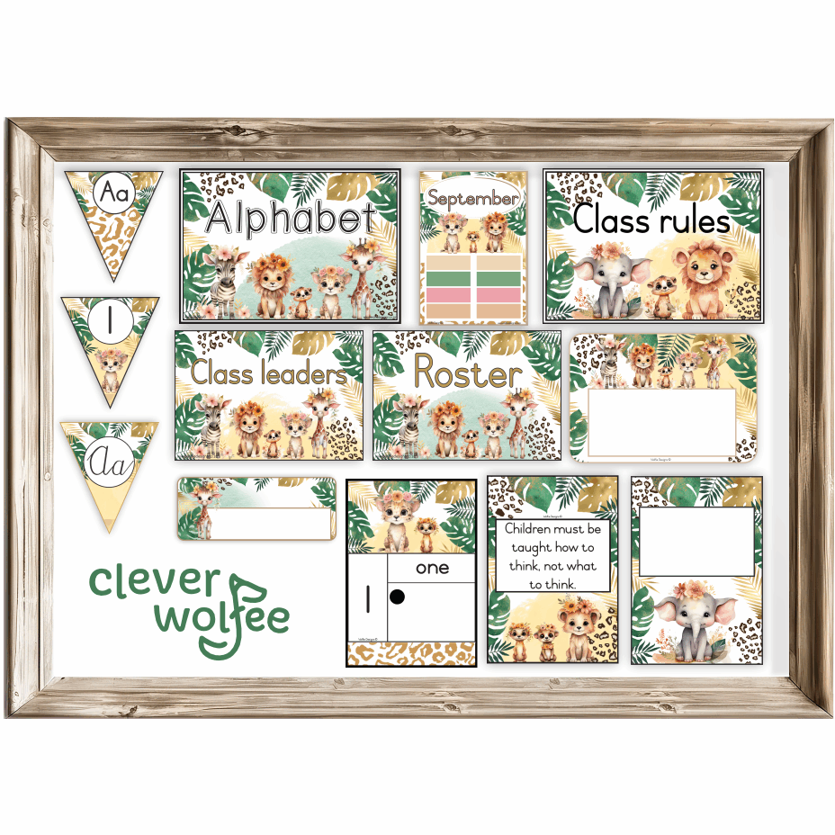 Class theme - Tropical safari - Image 2