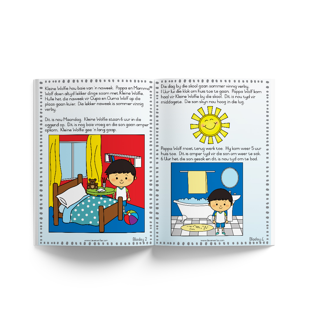 Kleine Wolfie leer van tyd - Image 2