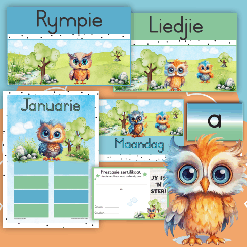 In die tuin: Uile Klastema - Kleuterskool - Image 2