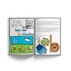 Alternative view of Kleine Wolfie leer lees VOORBEELD boekie