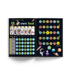 Alternative view of Bedtime reward chart - Space
