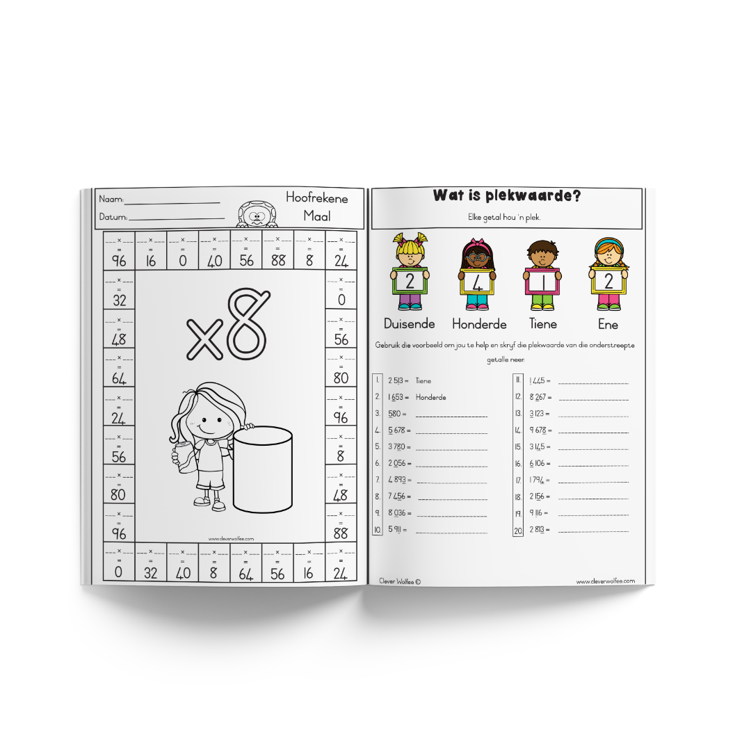 Graad 4 Wiskunde Hoofrekene - Image 4
