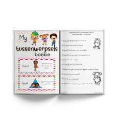 Alternative view of My Tussenwerpsels boekie