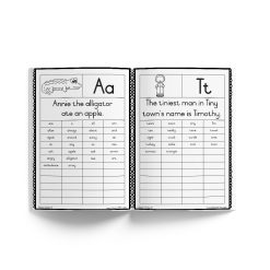 Alternative view of My fill-in alphabet dictionary