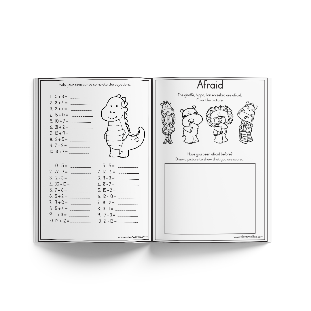 Dinosaur blue themed activity book - Image 2