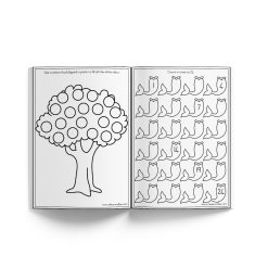 Alternative view of Mermaid themed activity book