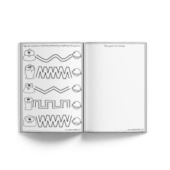 Alternative view of Monsters themed activity book
