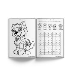 Alternative view of Paw Patrol themed activity book