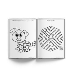 Alternative view of Pets themed activity book