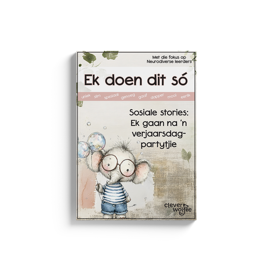Ek doen dit só - Sosiale stories - Ek gaan na 'n verjaarsdagpartytjie toe