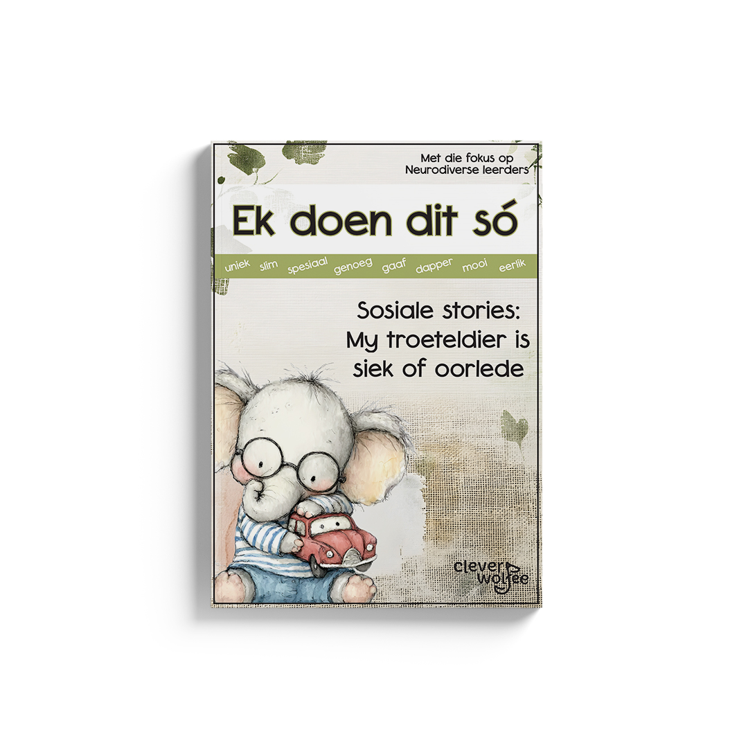 Ek doen dit só - Sosiale stories - My troeteldier is siek of oorlede