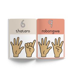 Alternative view of Setswana - Count from 1-10 Design 2