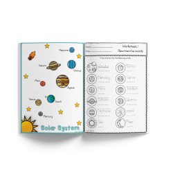 Alternative view of Themed book - Planets and Space