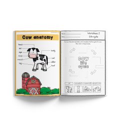 Alternative view of Themed book - Life Cycle: Cow