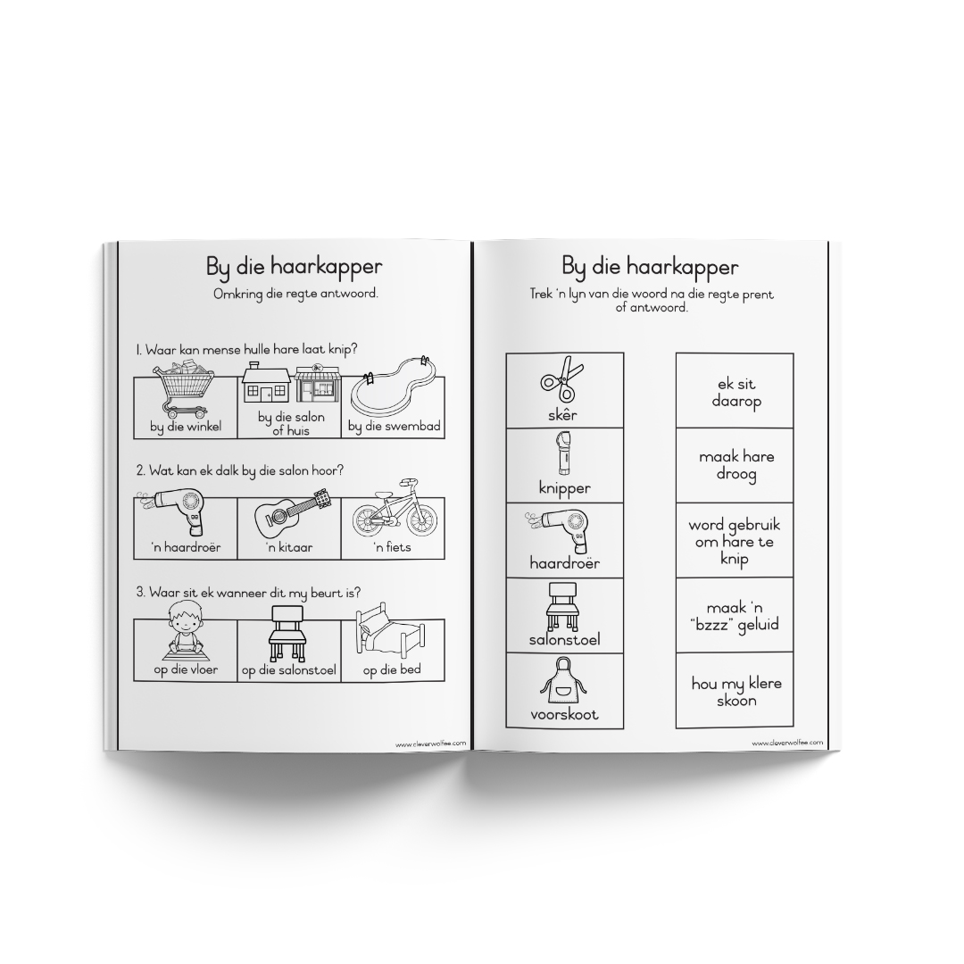 Ek doen dit só - Sosiale stories - By die haarkapper - Image 4