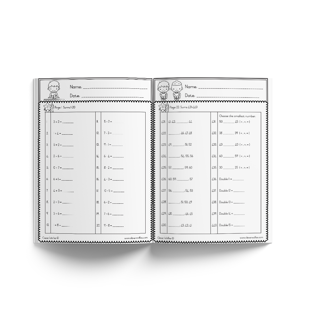 1 000 Grade 1 Math Sums - Image 2