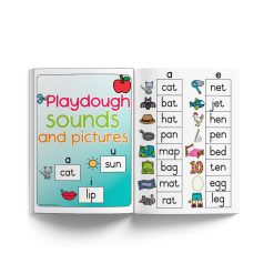 Alternative view of Playdough Sound Cards - Short Vowel Words (a, e, i, o, u)