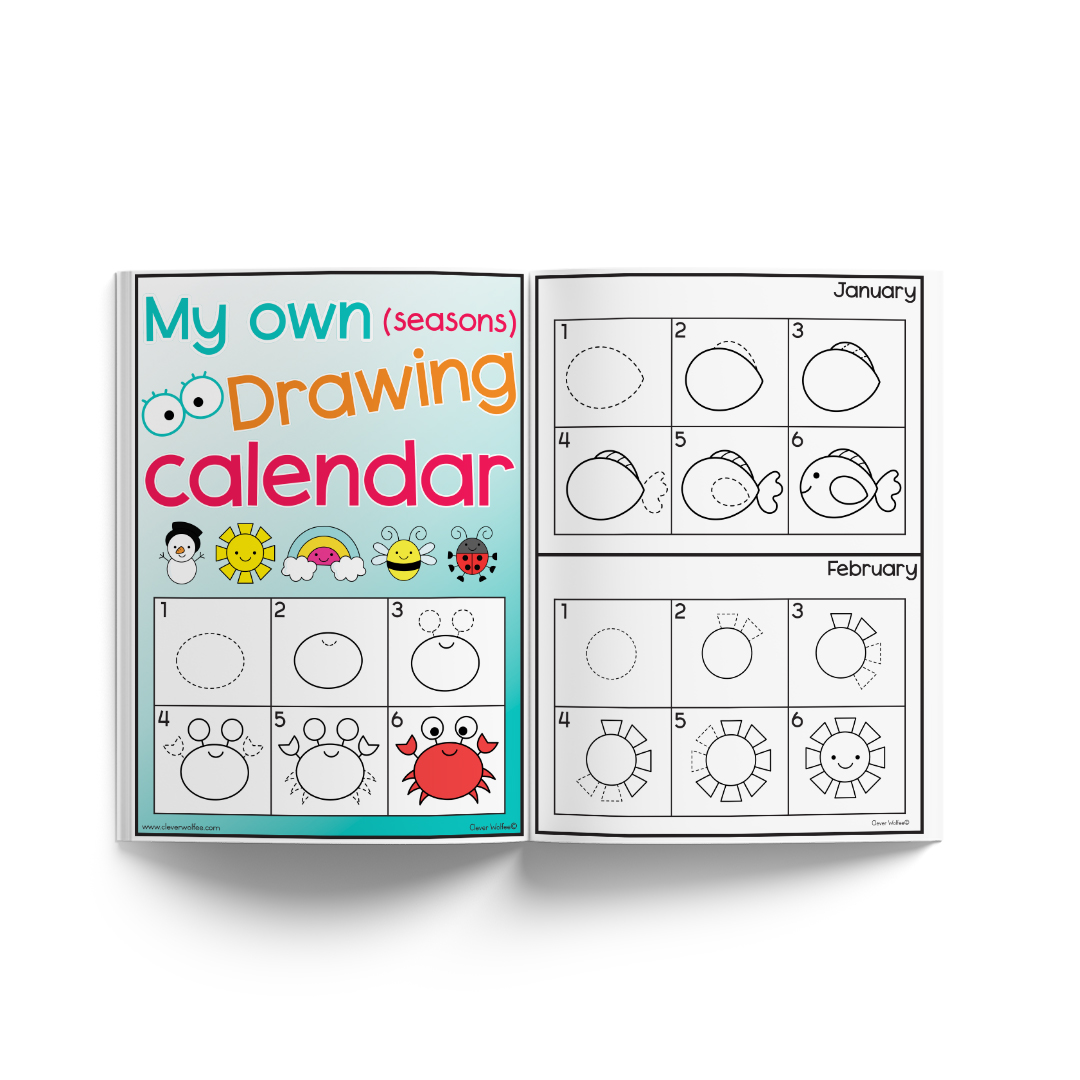 My own (seasons) drawing calendar - Image 2