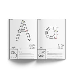 Alternative view of My big handwriting booklet