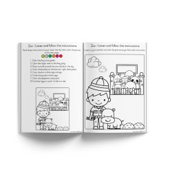 Alternative view of This is how I do it - Booklet 9 - My listen and color in book