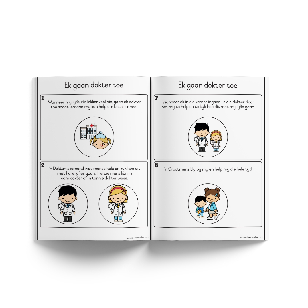 Ek doen dit só - Sosiale stories - Ek gaan dokter toe - Image 2