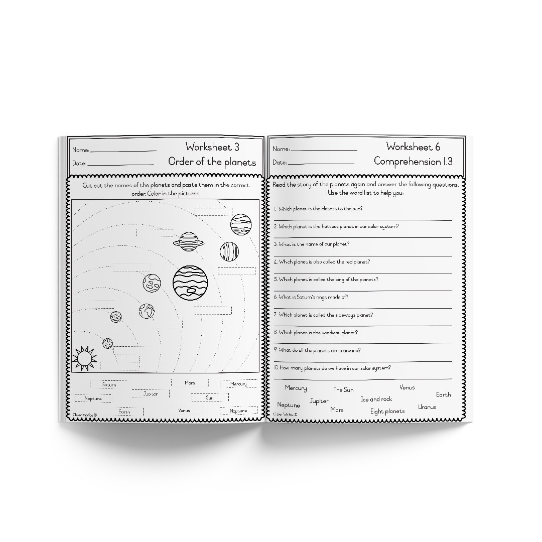 Themed book - Planets and Space - Image 3