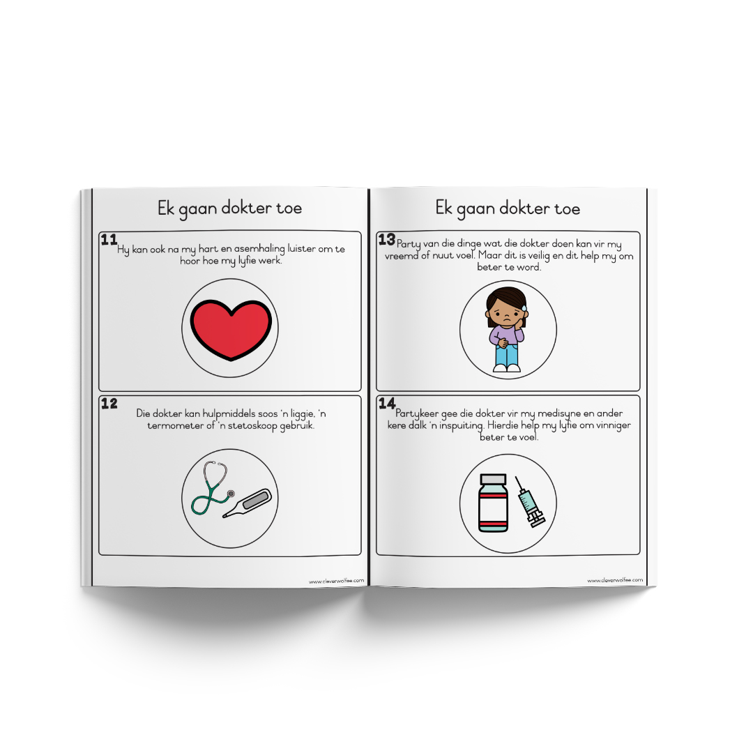Ek doen dit só - Sosiale stories - Ek gaan dokter toe - Image 3