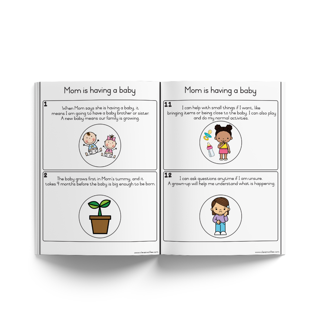 This is how I do it - Social Stories - Mom is having a baby - Image 2