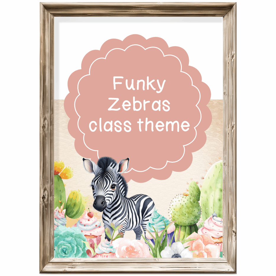 Intermediate Class Theme - Funky zebras